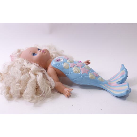 1991, Mattel, Lil Miss, Mermaid, Doll, Blonde, Blue Tail, Collectible, Works ~ - Picture 3 of 4